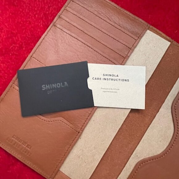 NEW - SHINOLA PREMIUM LEATHER MEDIUM JOURNAL COVER & NOTEBOOK - BRITISH TAN - Picture 5 of 8